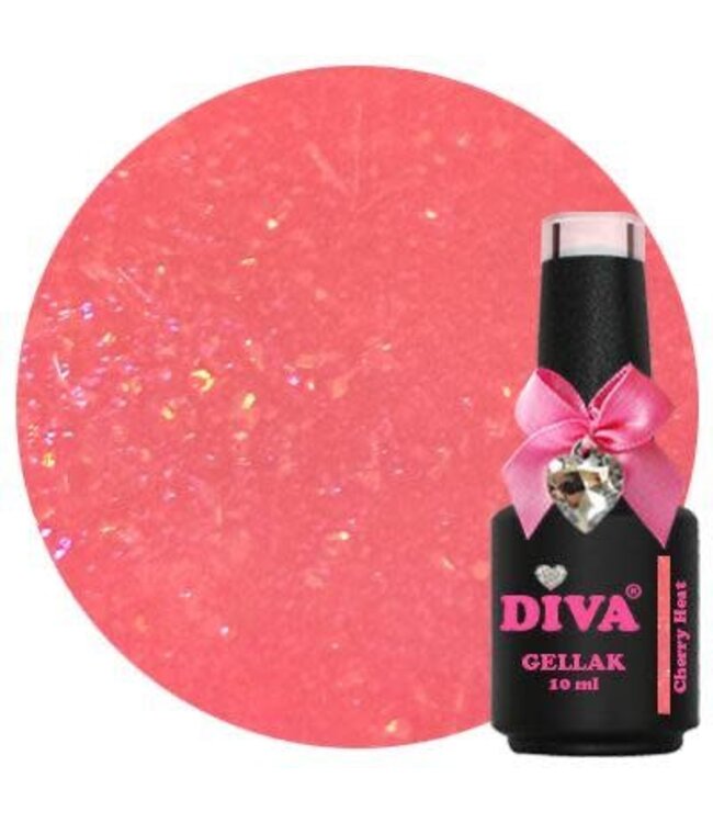 Diva 282 Gellak Cherry Heat 10 ml.