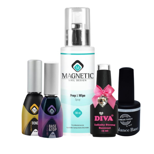 Prep, primer, bond en base gels voor een sterke hechting van gelnagels