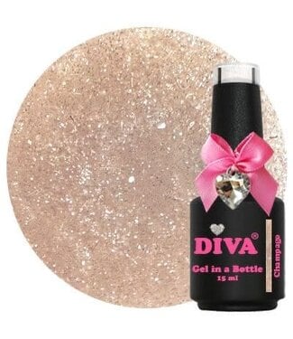 Diva Gel in a Bottle Champagne 15 ml.