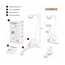 Mini LED/UV Lamp Wit met Sensor