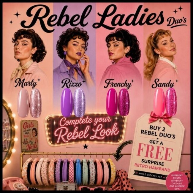 Rebel Ladies Frenchy Gelpolish Duo 2x 8 gr.