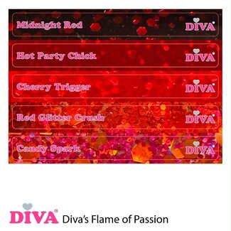 Diva Colorpop Stickers Diva's Flame of Passion