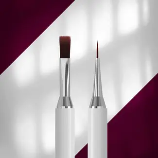 Staleks Pro Double-ended brush Exclusive for gel 10 mm / liner 10 mm