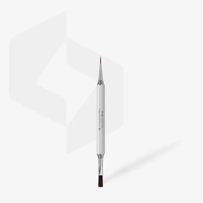 Double-ended brush Exclusive for gel 10 mm / liner 10 mm