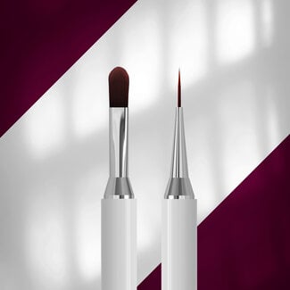 Staleks Pro Double-ended brush Exclusive for gel 11 mm / liner 12 mm