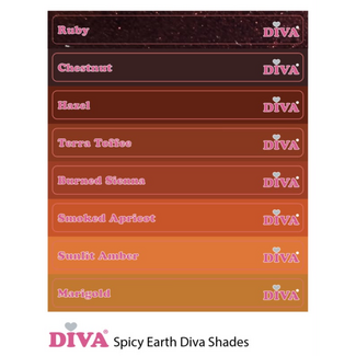 Diva Colorpop Stickers Spicy Earth Diva Shades