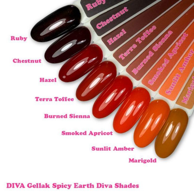 345 Gellak Burned Sienna 10 ml.