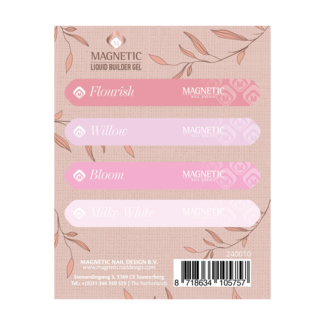 Magnetic Stickervel Liquid Builder Gels 104706 t/m 104709