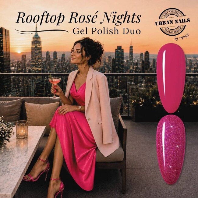 Rooftop Rosé Nights Gelpolish Duo 2x 8 gr.