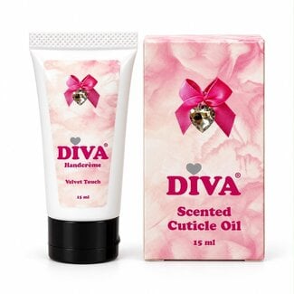 Diva Set Velvet Touch Handcrème & Scented Cuticle Oil Rose