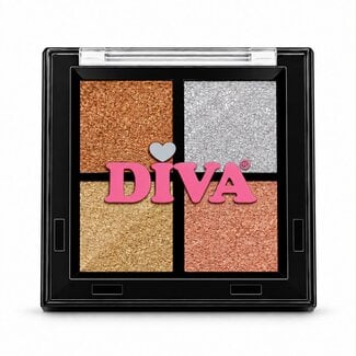 Diva Golden Hour Chrome Pigment Palette