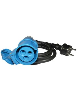 CARBEST CARBEST Schukostecker-/CEE-Kupplung-Adapter-Kabel - Länge 1,5 m