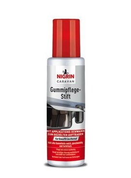 Nigrin NIGRIN CARAVAN Gummipflege-Stift (250 ml mit integriertem Applikationsschwamm)