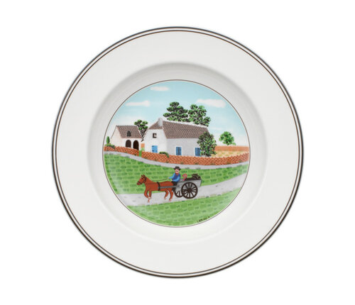 Villeroy & Boch Diep bord Design Naif (motief Boer)   Villeroy & Boch Diep bord Design Naif (motief Boer)