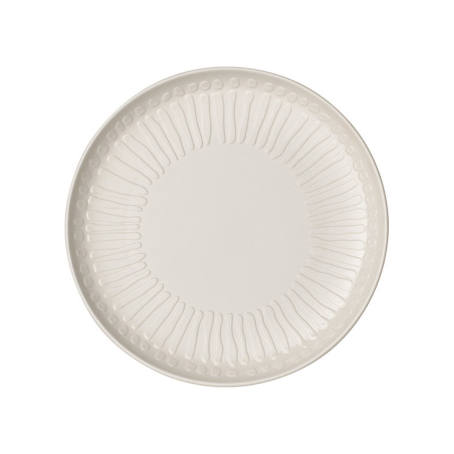 Plat bord Blossom It's my match - wit 24 cm-1