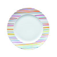 Plat bord Sunny Day Stripes Rose 27 cm