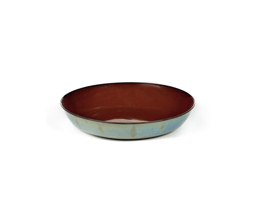  Serax Diep bord klein  Anita Le Grelle 17.5 cm Rust/Smokey Blue B5116134 