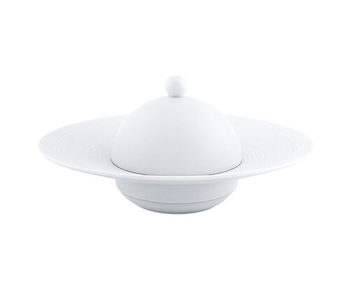  Coquet Limoges Stolp voor diep bord met rand 26,5 cm Coquet Hémisphère wit 