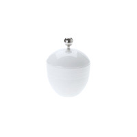 thumb-Suikerpot met deksel 25 cl Coquet Hémisphère wit rvs - inox-1