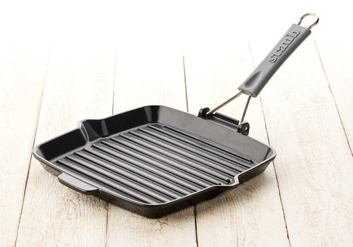  Staub Vierkante gietijzeren grillpan met handvat 