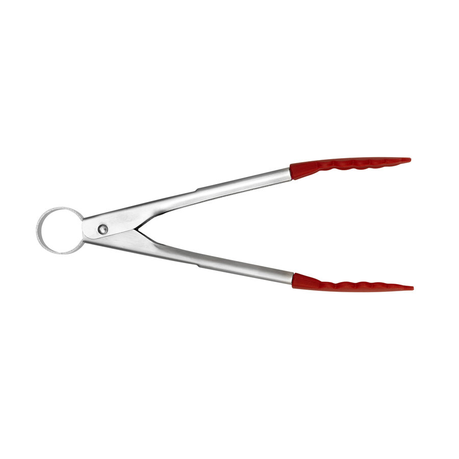 Serveertang  18 cm roestvrij staal  - siliconen-1