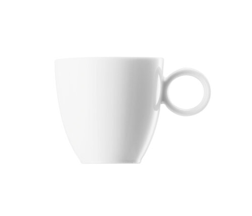  Thomas Espressokop / Mokkakop Vario wit op schotel rvs 