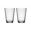 Iittala Set van 2 bekers Aino Aalto Iittala 33 cl helder