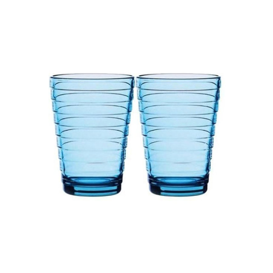 Set van 2 bekers Aino Aalto Iittala 33 cl lichtblauw-1