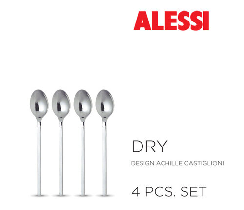  Alessi Set 4 espressolepels  Dry 