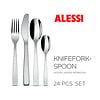 Alessi Set 24-delig Alessi Knife Fork Spoon