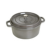 Ronde cocotte gietijzer Staub 26 cm 5.2 L grafietgrijs