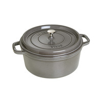 Ronde cocotte gietijzer Staub 26 cm 5.2 L grafietgrijs