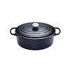 Le Creuset Ovale stoofpan 33 cm mat zwart gietijzer