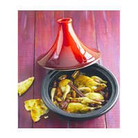 thumb-Tajine rood 27 cm 2,3 liter-2