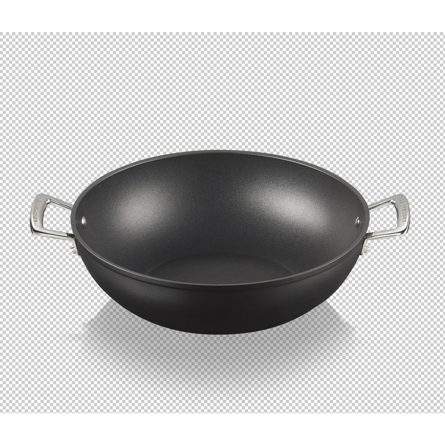 Wok met steel Anti-Aanbak 32 cm-1