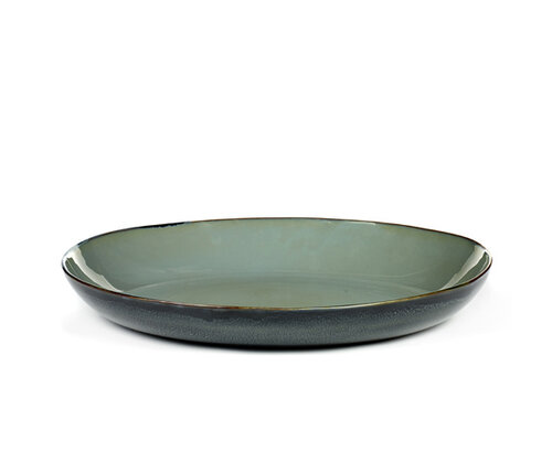  Serax Serveerschaal 35 cm Anita Le Grelle Terres de Rêves Smokey Blue- Dark Blue 