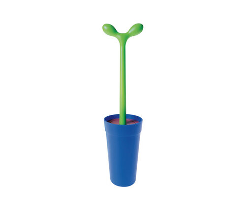  Alessi Toiletborstel groen blauw  Merdolino 
