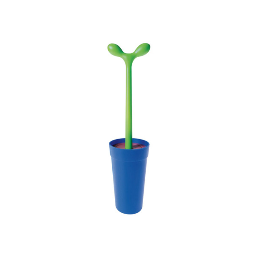 Toiletborstel groen blauw  Merdolino-1