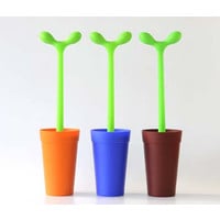 thumb-Toiletborstel groen bruin Merdolino-2