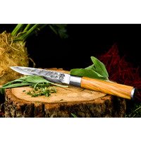 thumb-Universeel mes 12.5 cm olijfhout gesmeed lemmet Olive Forged-2
