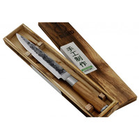 thumb-Vleesmes 18 cm olijfhout gesmeed lemmet Olive Forged - Copy-1