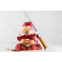 thumb-Vleesmes 18 cm olijfhout gesmeed lemmet Olive Forged - Copy-2