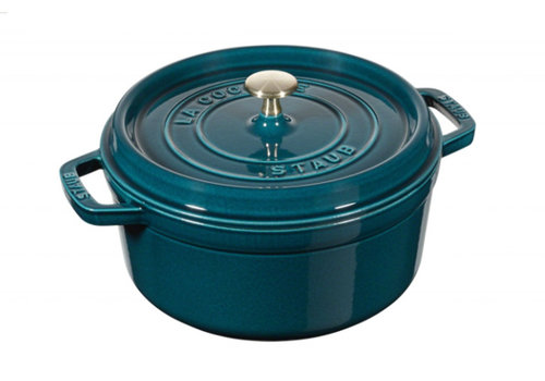  Staub Ronde cocotte Staub La Mer 24 cm gietijzer 