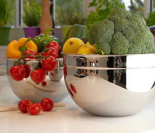  Demeyere Set mengkommen 20 en 24 cm mat roestvrij staal 