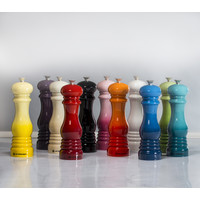 thumb-Pepermolen zwart 21 cm keramisch maalwerk-2