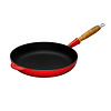 Le Creuset Bakpan rood 24 cm met steel gietijzer