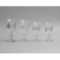 Rode wijnglas Metternich côtes plates