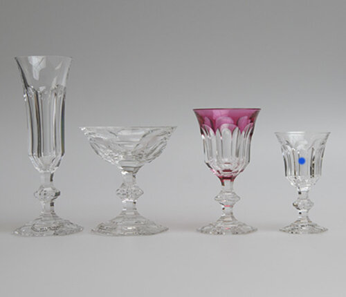  Val Saint Lambert Likeurglas  Metternich côtes plates 