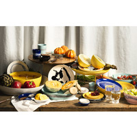 thumb-Bordje 11.5 cm Feast Ottolenghi wit met blauwe artisjok-3