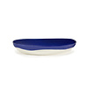 Serveerschaal 36 cm Feast Ottolenghi wit blauw